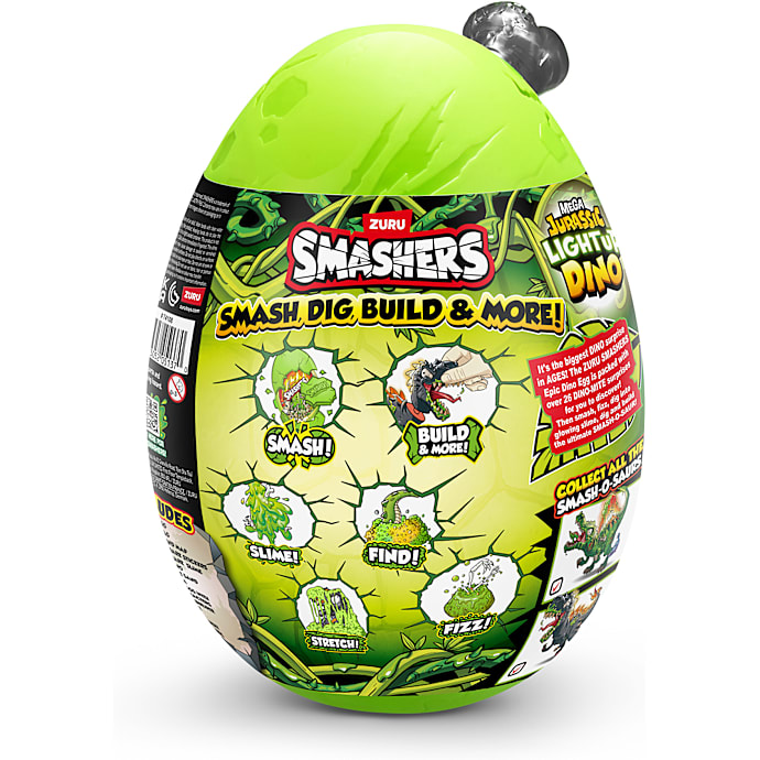 Smashers Mega Jurassic Light Up Dino æg