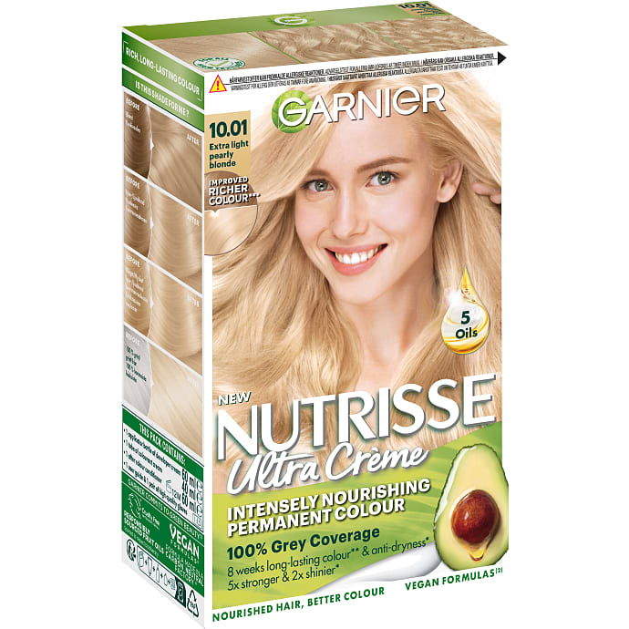 Permanent hårfarve 10.1 Extra Light Pearl Blonde m. balsam