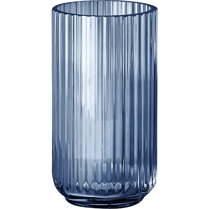 Lyngby vase (20cm) - blå
