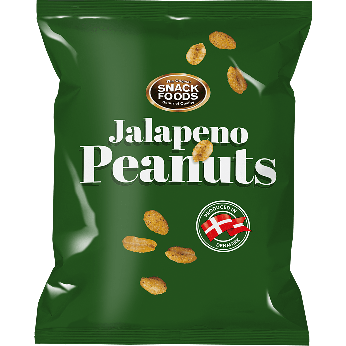 Ristede peanuts m. jalapeño