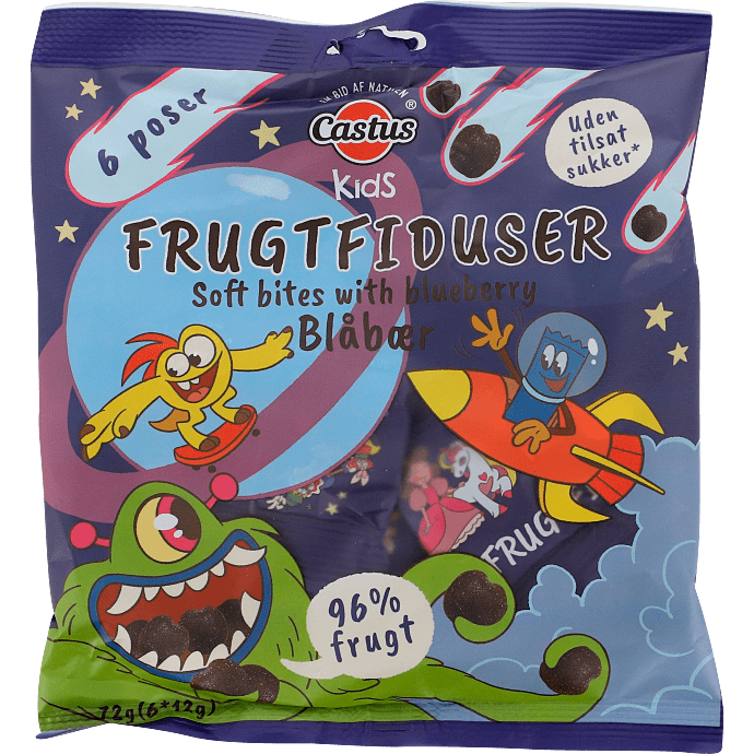 Frugtsnacks m. blåbær