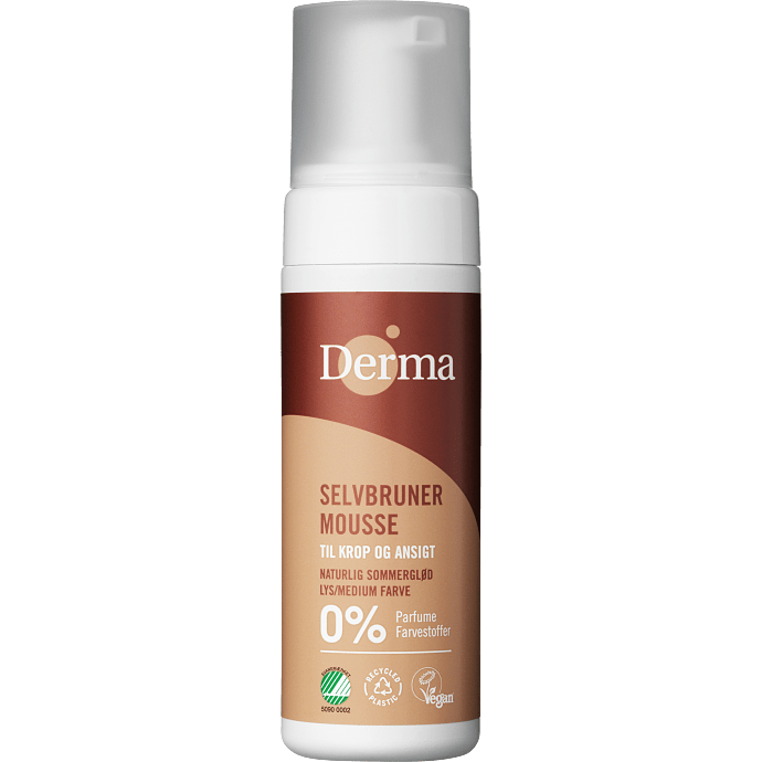 Selvbruner mousse lys/medium parfumefri