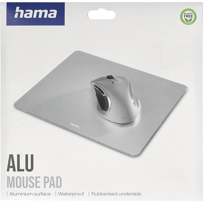 HAMA aluminium musemåtte - sølvfarvet