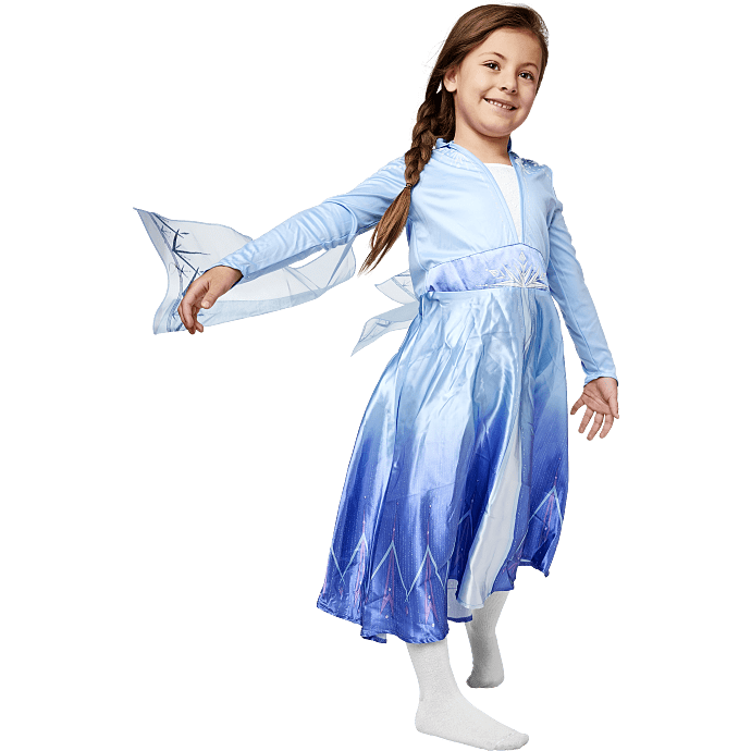 Disney Elsa Deluxe udklædningskjole - str.  7-8 år