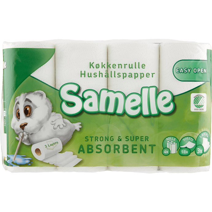 Køkkenrulle 3-lags