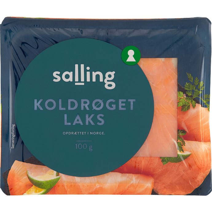 Koldrøget laks i skiver