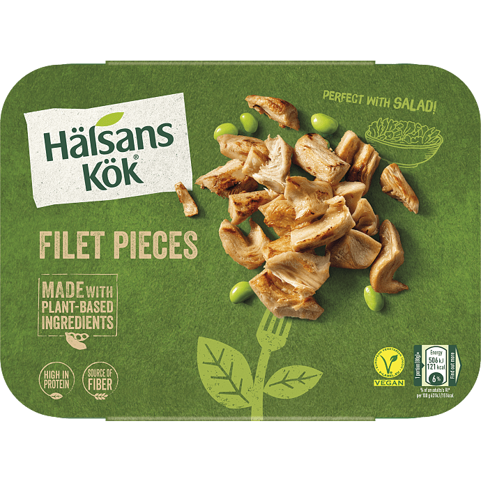 Plantebaserede bidder vegansk