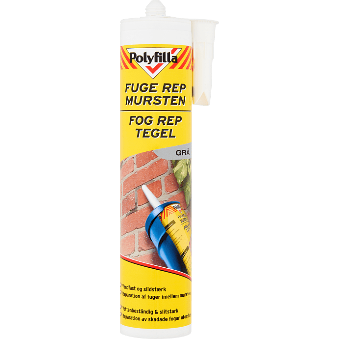 Polyfilla Fugereperation Mursten 310 ml - grå