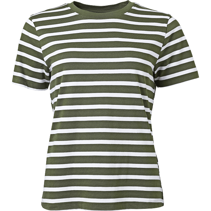 VRS dame T-shirt str. M - oliven