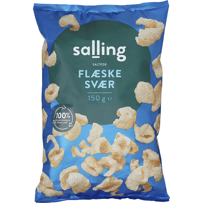 Flæskesvær m. salt