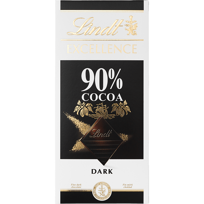 Mørk chokolade 90% kakao