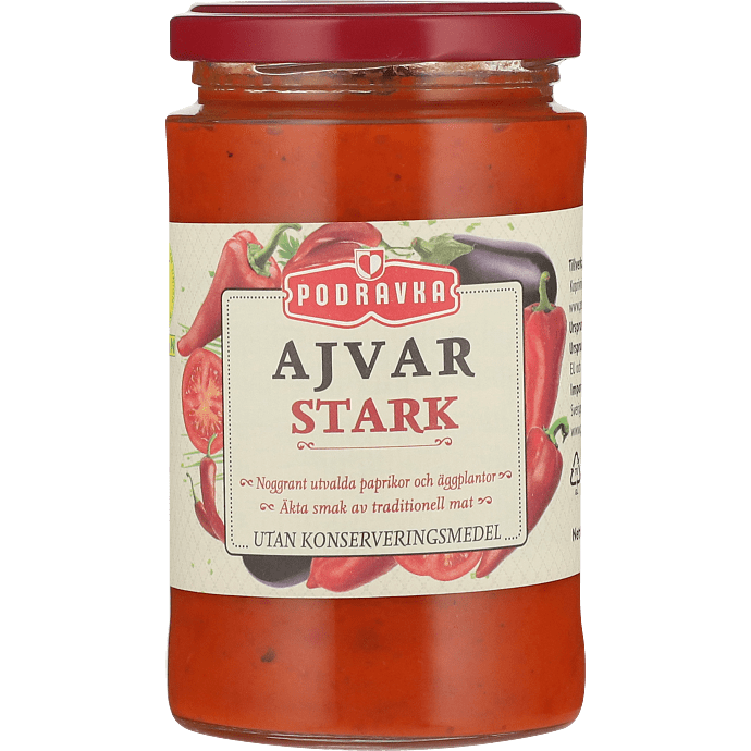 Ajvar sauce stærk