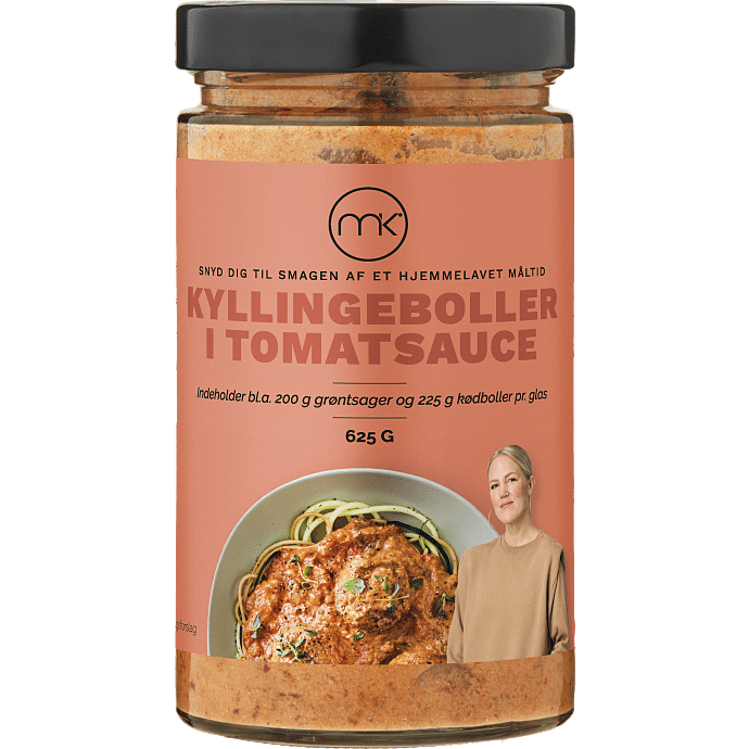Kyllingeboller m. tomatsauce