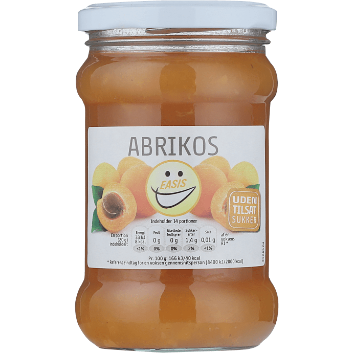Abrikosmarmelade u. tilsat sukker