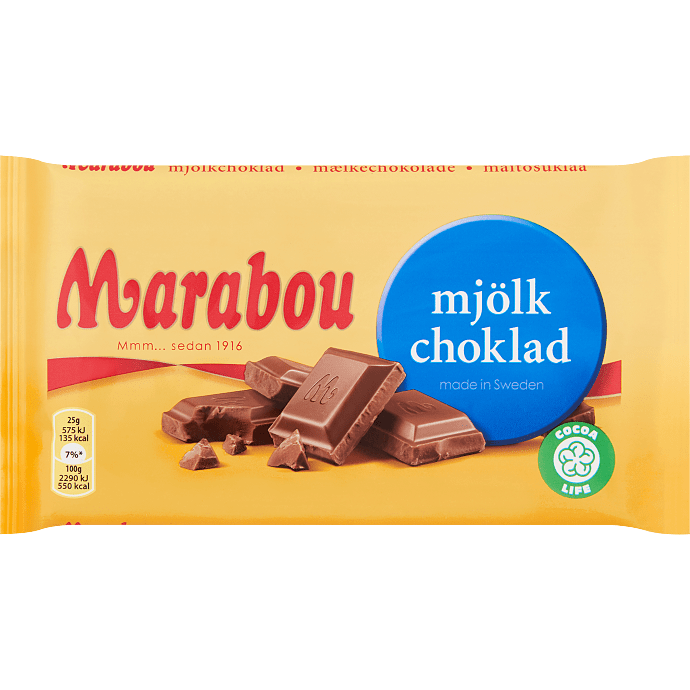 Chokoladeplade m. mælk