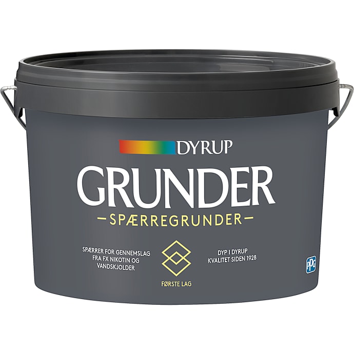 DYRUP spærregrunder 2,25 liter - hvid