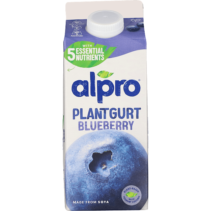 Alpro soja m. blåbær 1,9% fedt