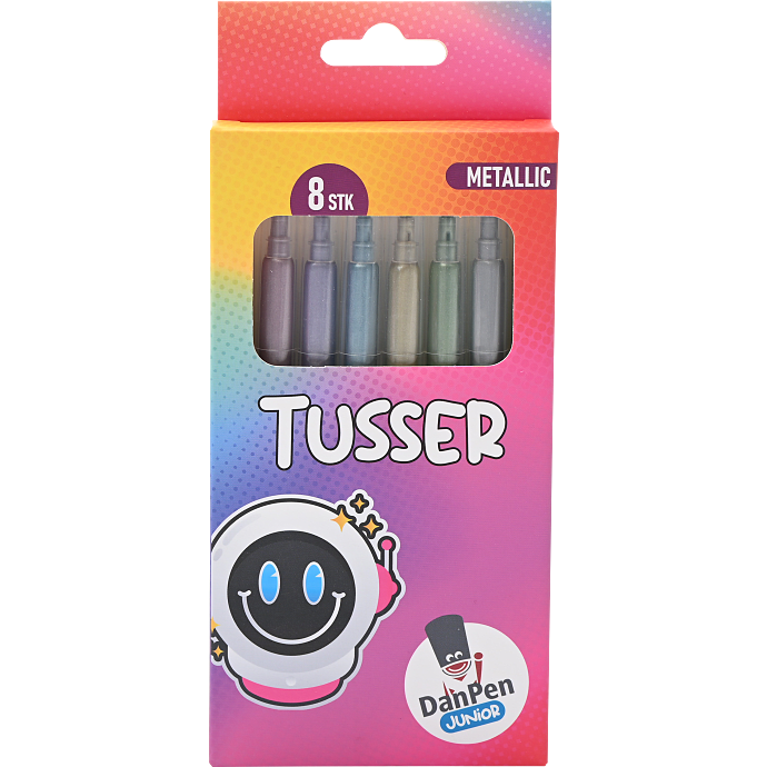 Danpen junior marker metallic 8-pak
