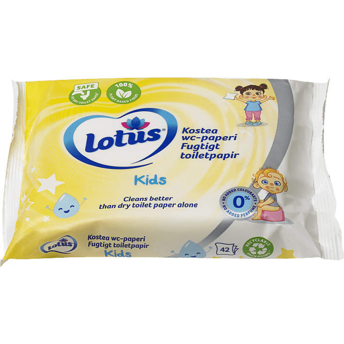 Fugtigt toiletpapir