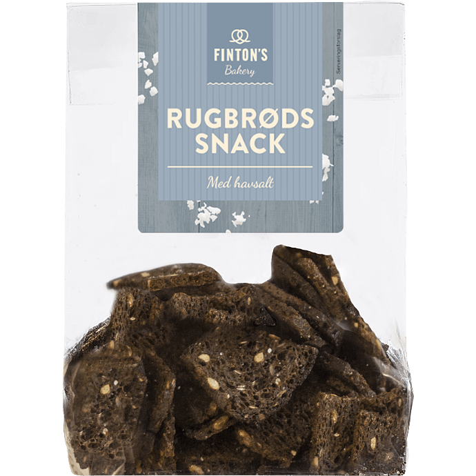 Rugbrødssnacks m. havsalt