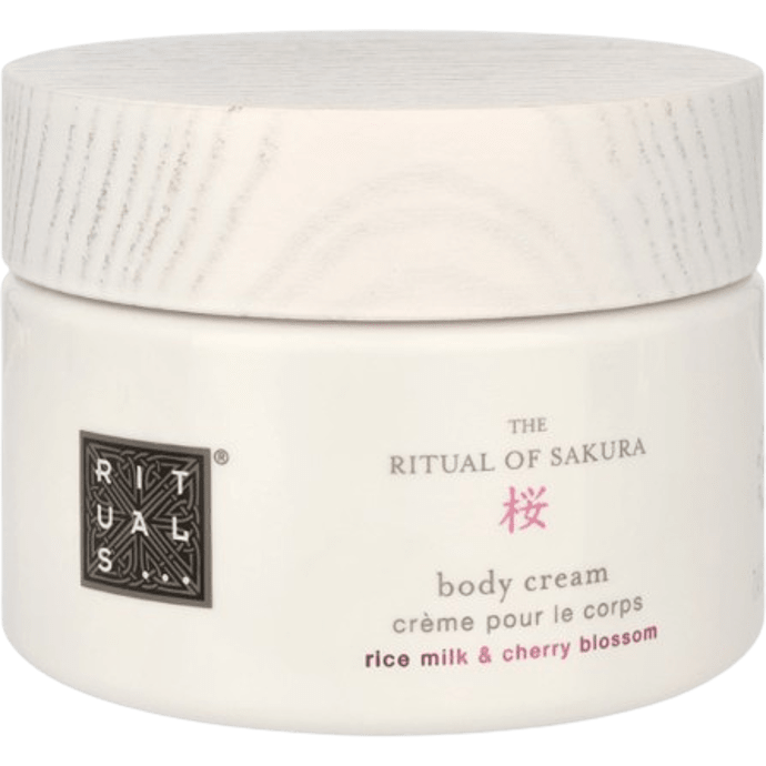 Bodycreme m. rismælk og kirsebærblomst