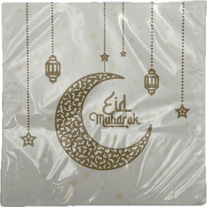 Mønstrede servietter 33x33 cm 20-pak - EID