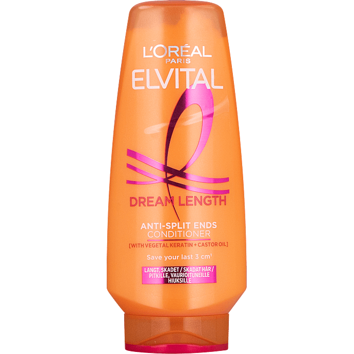 Anti-Split Ends balsam m. keratin og castorolie langt skadet hår
