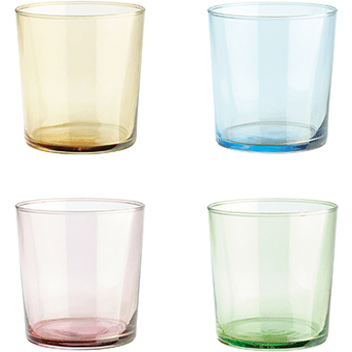 Aida farvede glas – flere varianter – assorteret