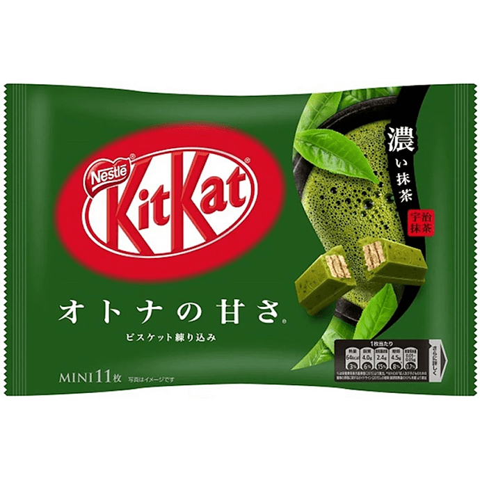 Chokoladebar m. vaffel og matcha