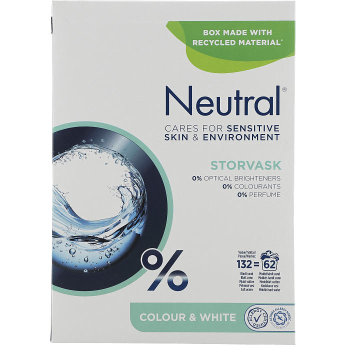 Vaskepulver sensitiv