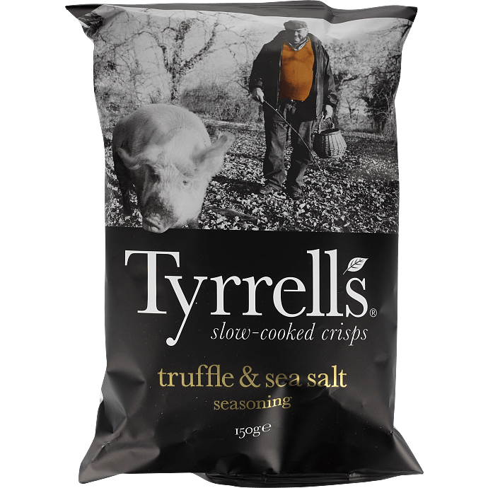 Chips m. trøffel og havsalt