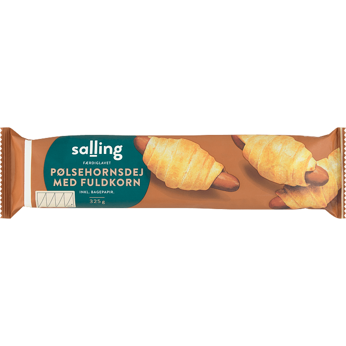 Fuldkornspølsehornsdej