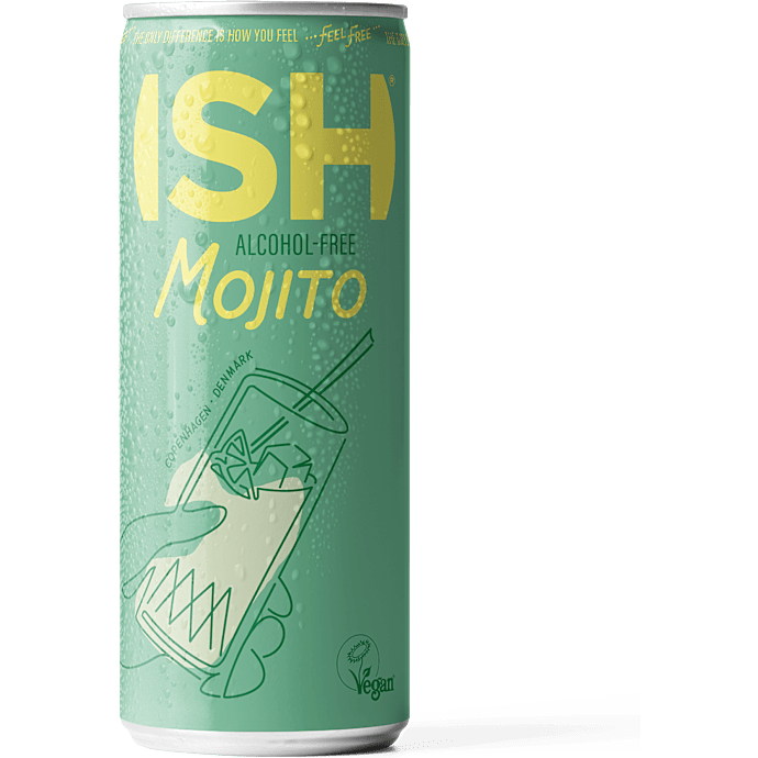 Cocktail m. lime- og myntesmag alkoholfri