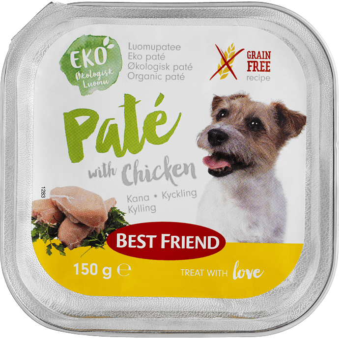 Paté m. kylling kornfri øko