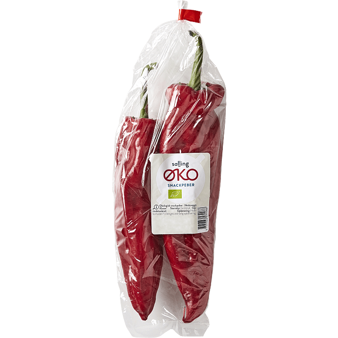 Rød snackpeber øko