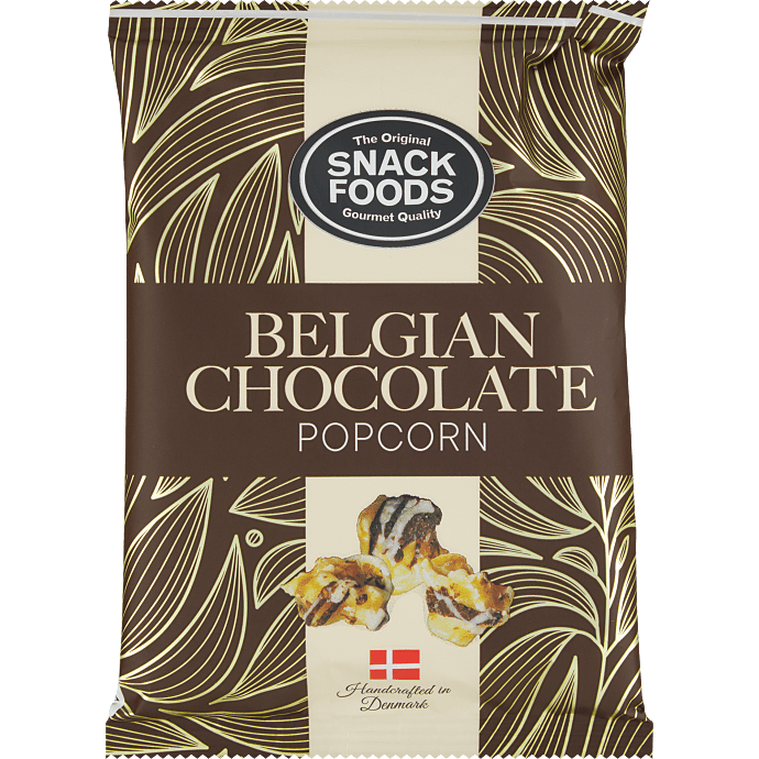 Popcorn m. belgisk chokolade