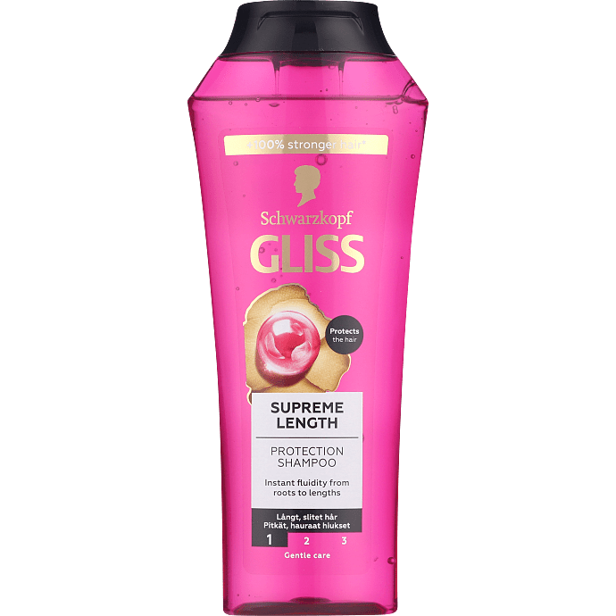 Shampoo m. biotin og pæon langt og skadet hår