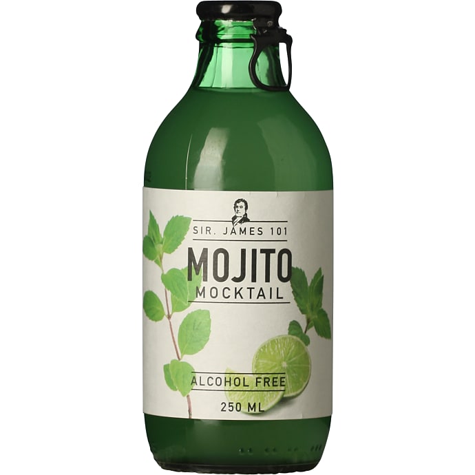 Cocktail m. mynte, rom og lime alkoholfri