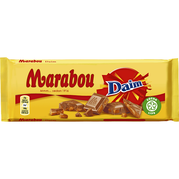 Mælkechokolade m. karamel