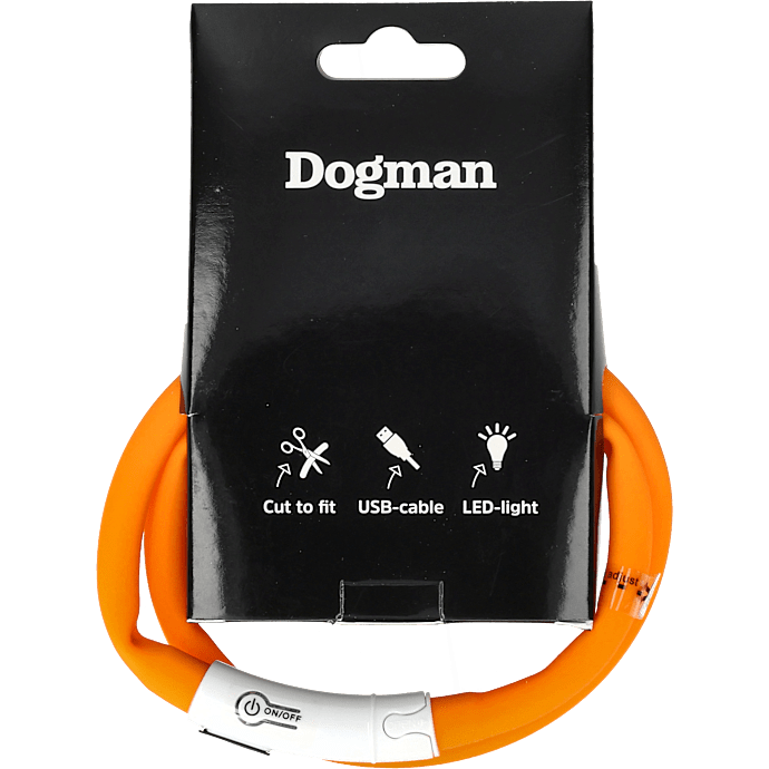 Hundeblinker m. LED - orange