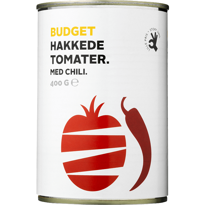 Hakkede tomater m. chili