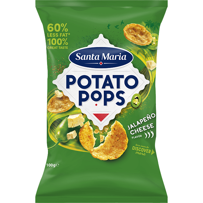 Chips m. jalapeño og ostesmag