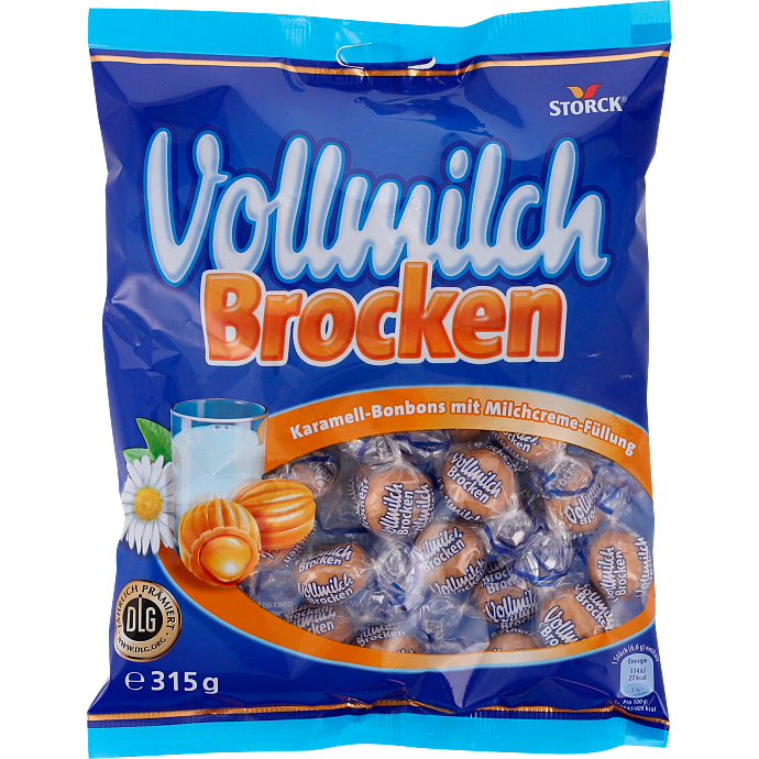 Karamelbolcher m. mælkefyld