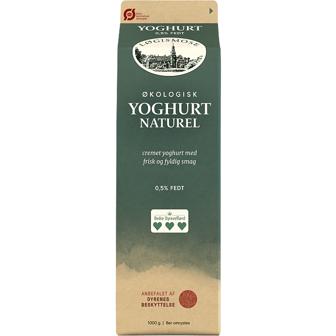 Yoghurt naturel 0,5% fedt øko
