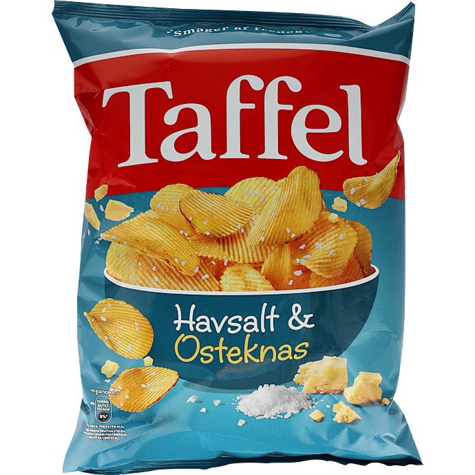 Chips m. havsalt og osteknas