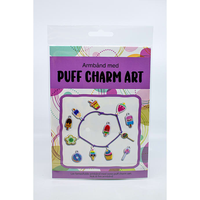 Puff Charm Art armbåndssæt - søde sager
