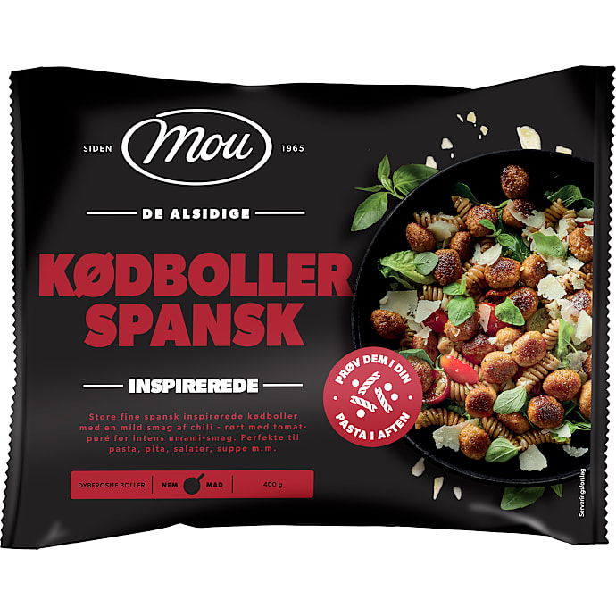 Spanskinspireret kødboller