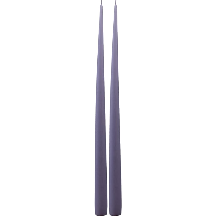 Windsor hånddyppede stagelys 39 cm 2-pak - lilla