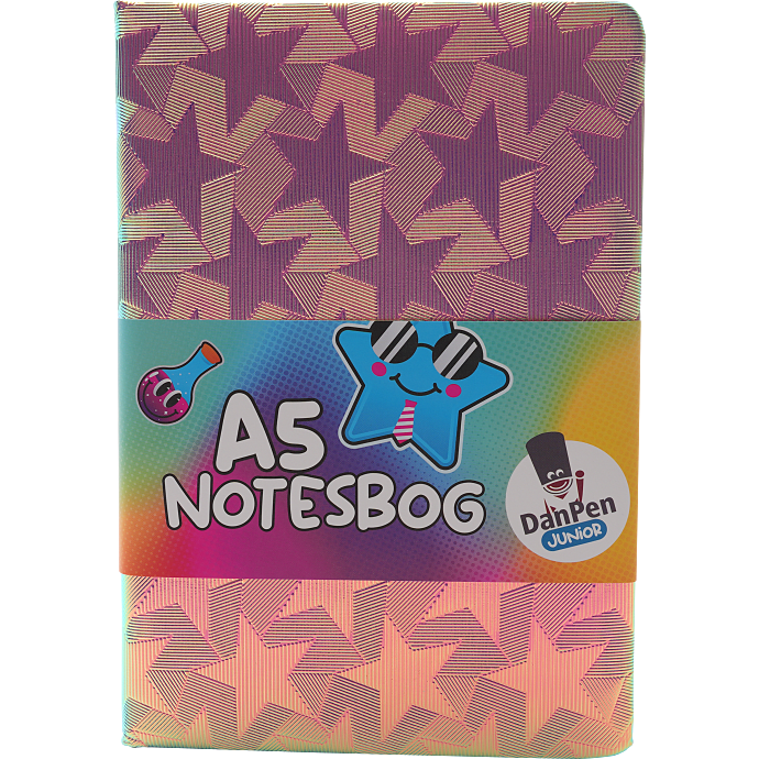 Danpen Junior notesbog A5 stjerne