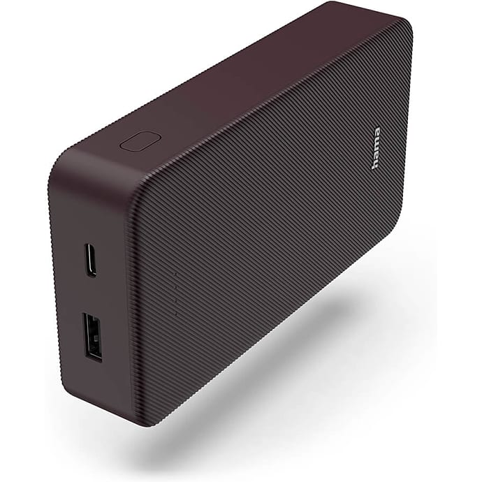 Hama powerbank 20.000 mAh - bordeaux